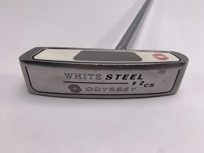 Odyssey White Steel 2 Center Shaft Putter 35" Mens RH