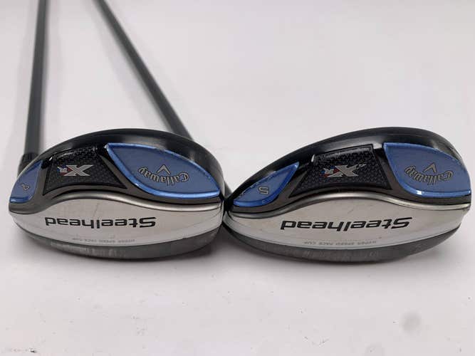 Callaway Steelhead XR 4 & 5 Hybrid Set 22* 25* Matrix Ozik F15 50g Ladies RH