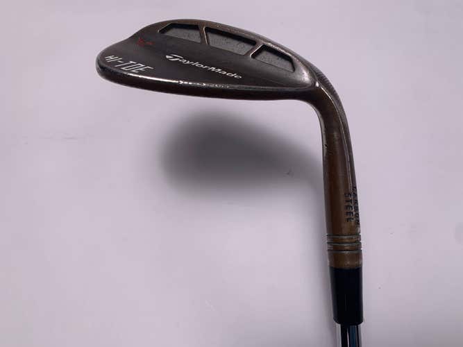 TaylorMade HI-TOE RAW Lob Wedge LW 60* KBS Hi-Rev 2.0 Wedge Steel Mens RH