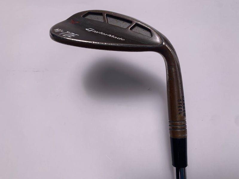 TaylorMade HI-TOE RAW Lob Wedge LW 60* KBS Hi-Rev 2.0 Wedge Steel Mens RH