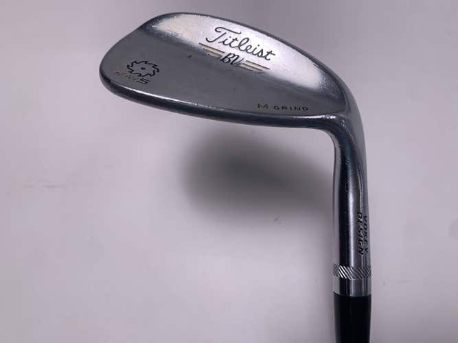 Titleist Vokey SM5 Tour Chrome Sand Wedge SW 54* 10  SteelFiber i110 CW Mens RH