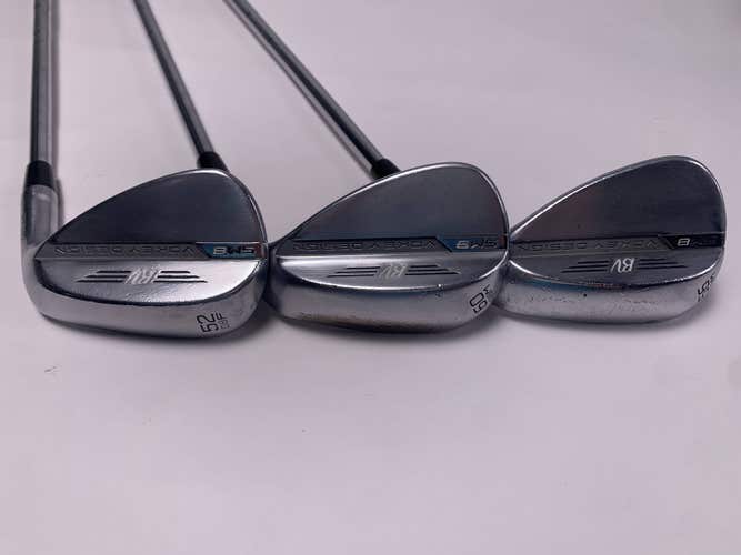 Titleist Vokey SM8 Tour Chrome Wedge Set 52* 6 | 56* 8 | 60* 8 Wedge Mens RH