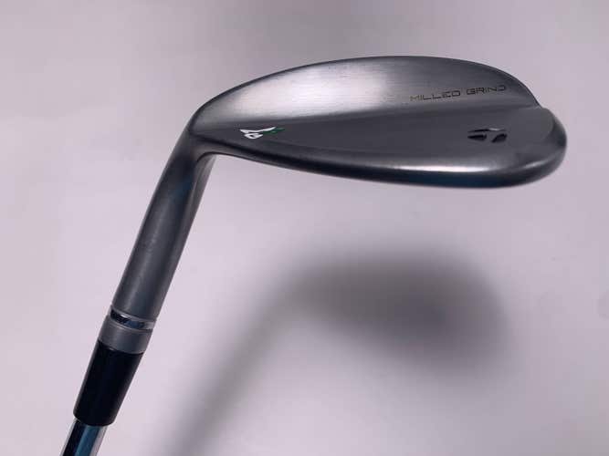 TaylorMade Milled Grind 4 Chrome Raw Lob Wedge LW 58* 11 DG Wedge Steel Mens LH