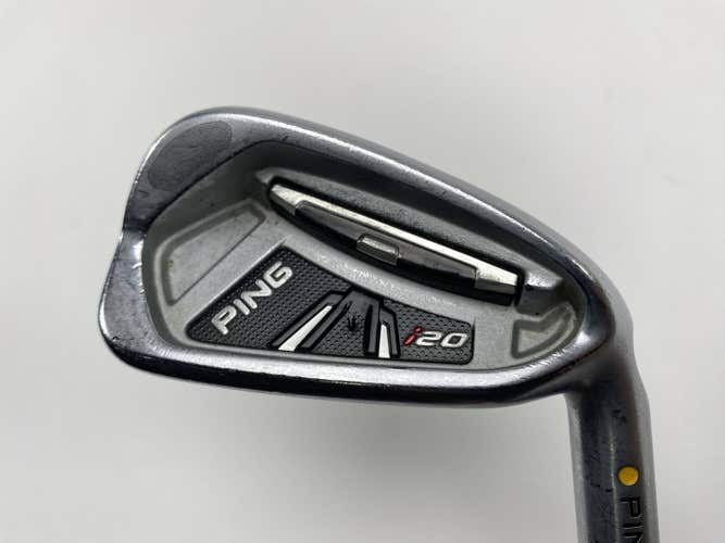 Ping i20 Single 7 Iron Yellow Dot KBS Tour Stiff Steel Mens RH