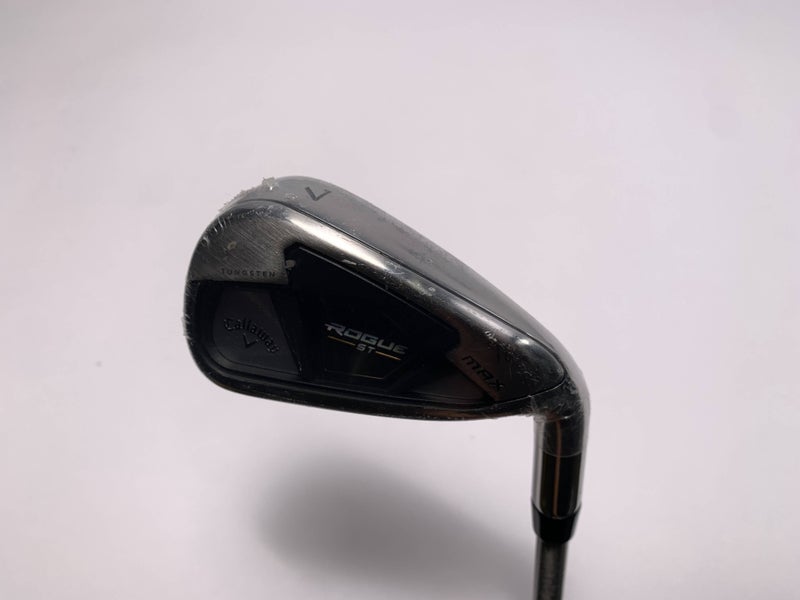 Callaway Rogue ST Max Single 7 Iron AeroTech SteelFiber fc80 Regular Graphite RH