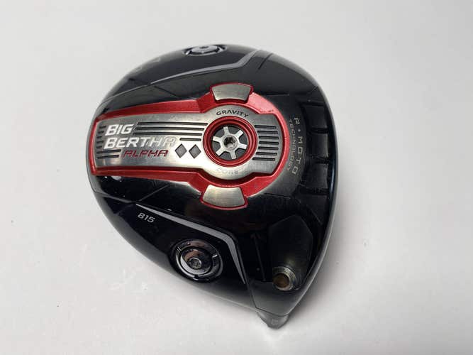 Callaway Big Bertha Alpha 815 DBD Driver *Tour* 8.5* HEAD ONLY RH -Missing Screw