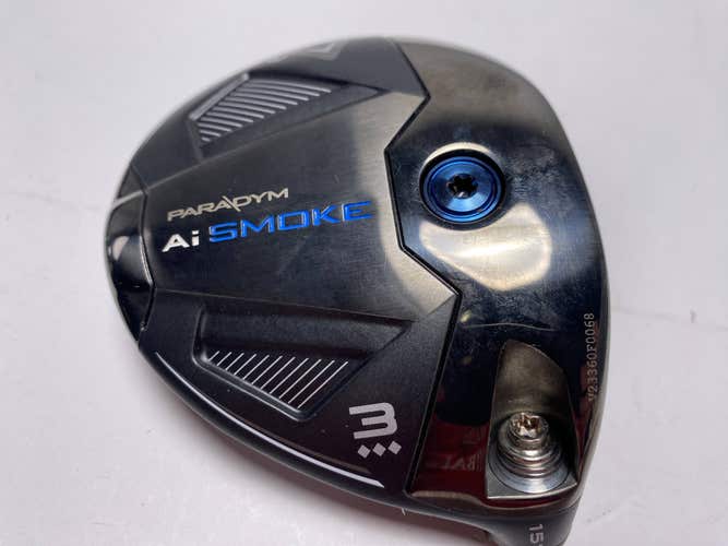 Callaway Paradym Ai Smoke TD 3 Fairway Wood 15* HEAD ONLY Mens RH