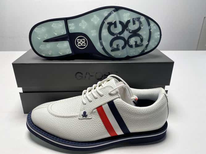 G/Fore Gallivanter Split Toe Grossgrain Leather Golf Shoe SZ 8.5 (GMF000100)