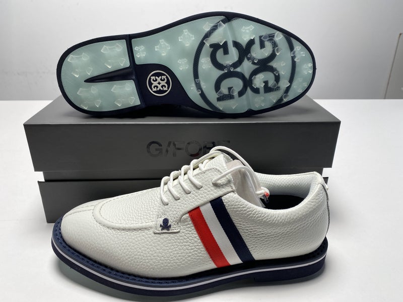 G/Fore Gallivanter Split Toe Grossgrain Leather Golf Shoe SZ 8.5 (GMF000100)