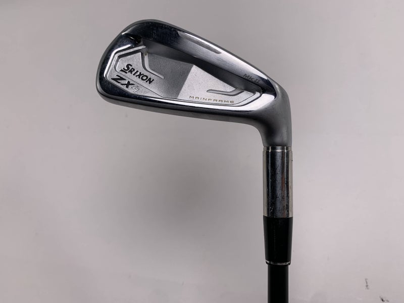 Srixon ZX4 MKII Single 7 Iron Fitter 2* Flat KBS Max Graphite Iron 55 Mens RH