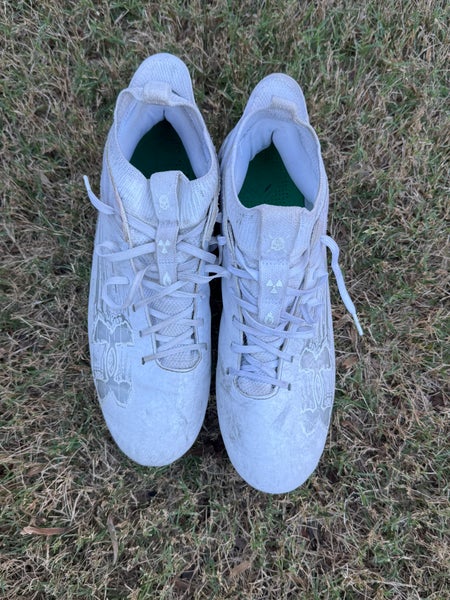 Under Armour White Lacrosse Cleats Size 11 Good Condition
