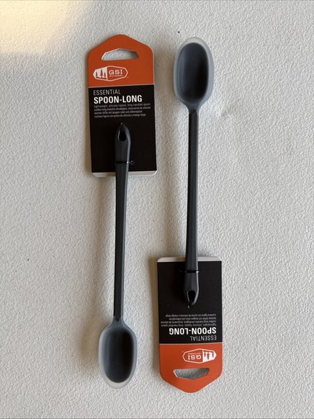 Lot Of 2 GSI Outdoors Essential Spoon Long Handle Camping Backpacking New