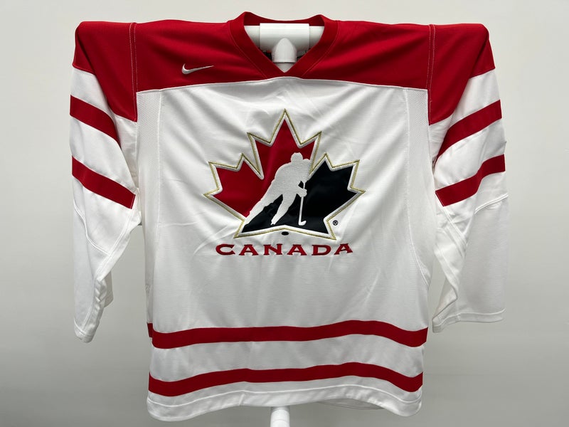 Nike Team Canada 2010 IIHF World Junior Hockey Jersey White Large