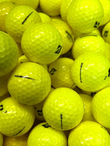 24 Yellow Bridgestone E6 Near Mint AAAA Used Golf Balls