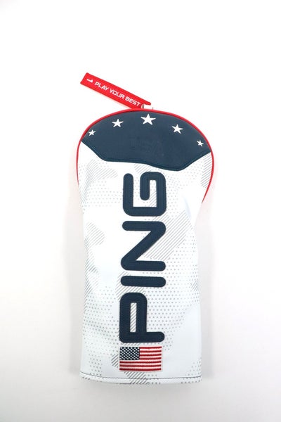 PING Patriot Premium Driver Cover Headcover White/Red/Navy Limited Edition NEW!