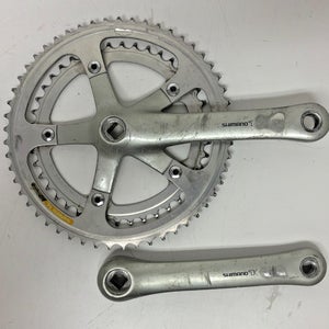 Shimano 105 FC-1055 170mm 53/42 Silver Aluminum Road Bike Double Crankset