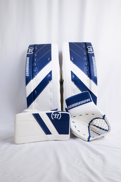 32"+1.5" Warrior Ritual G4 Leg Pads, Blocker, Glove Set - NEW