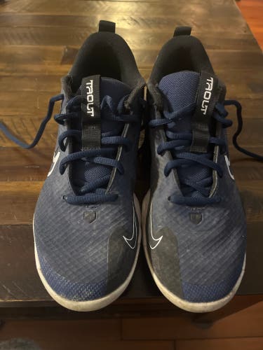 Blue Kid's 5Y (Big Kids / Youth) Nike Trout Low Top Molded Cleats (Used)