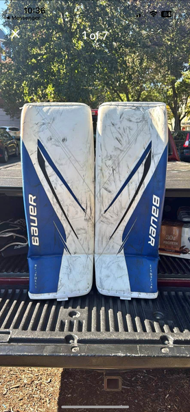33" 2023 Bauer Vapor Hyperlite Goalie Leg Pads (Used)