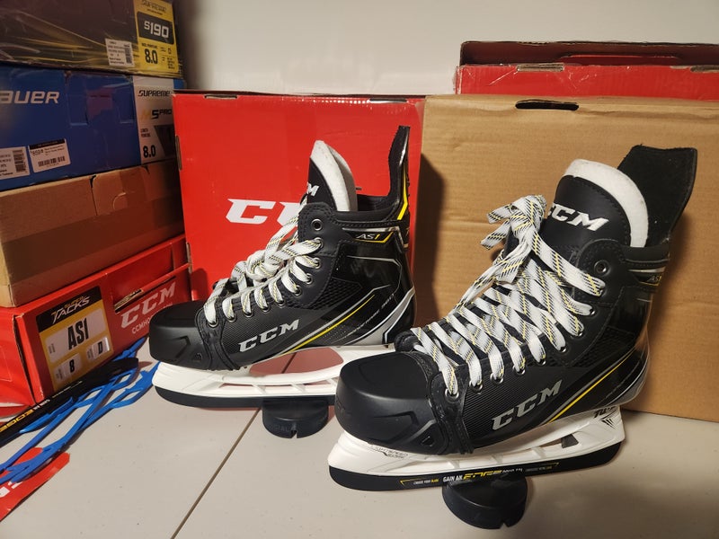 2018 CCM Super Tacks AS1 Hockey Skates Regular Width Pro Stock 8