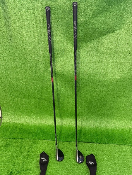 Men's 2012 Callaway RAZR Fit Left Hand Fairway hybrid Woods 3 and 4 Uniflex (Used)