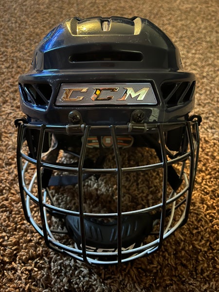 Blue Used Small CCM Fitlite 3DS Helmet