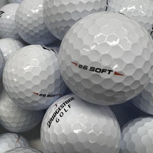 15 White Bridgestone E6 Soft Near Mint AAAA Used Golf Balls