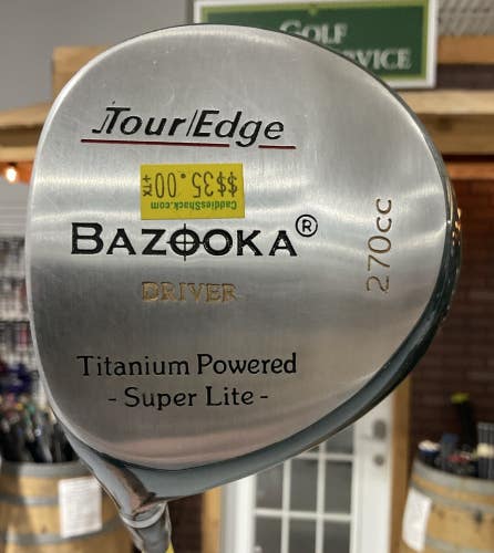 Tour Edge BAZOOKA Driver 44.5" Regular Flex Graphite Shaft LH USED