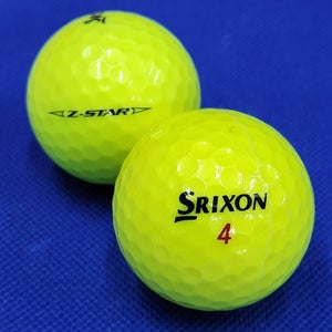 12 Yellow Srixon Z-Star/Z-Star XV Near Mint AAAA Used Golf Balls