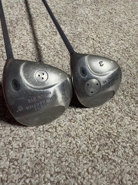 Callaway Great Big Bertha Mens Right Handed Driver & 3 Wood Golf Club