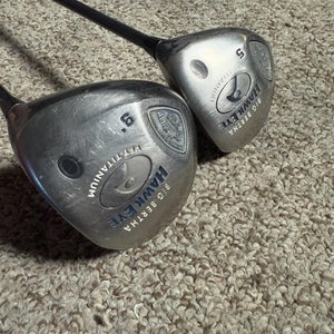 Callaway Big Bertha Hawk Eye VFT Mens Right Handed Driver & 5 Wood Golf Club