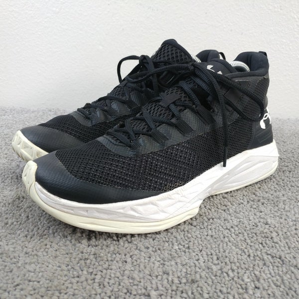Under Armour HOVR Sonic Womens Size 9.5 Basketball Shoes Black White 3020627-002