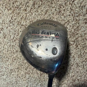 Callaway Big Bertha Mens Right Handed Golf Club Driver 9 Degree Firm Flex