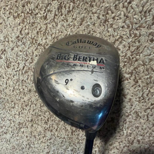 Callaway Big Bertha Mens Right Handed Golf Club Driver 9 Degree Firm Flex