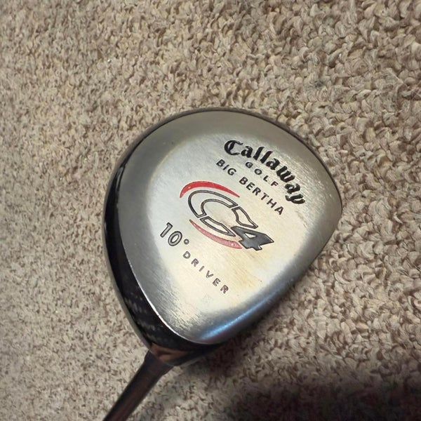 Callaway C4 Big Bertha Driver Mens Right Handed Driver 10 Degree Regular Flex