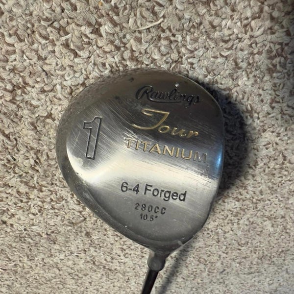 Rawlings Tour Titanium Mens Right Handed Driver 10.5 Degree Regular Flex