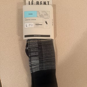 Black Adult Unisex Large Socks (New)