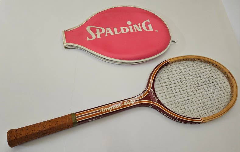 Vintage Spalding Impact 444 Erik Van Dillen Wooden Tennis Racquet (Used)