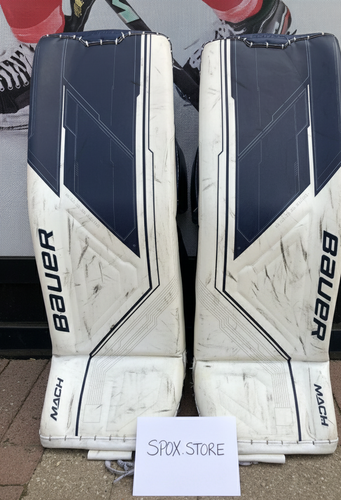 Bauer Supreme Mach Goalie Leg Pads | Senior 34" | Game-Ready Elite Performance (READ DESCRIPTION)