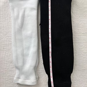 Black Junior Medium Bauer Socks (Used)