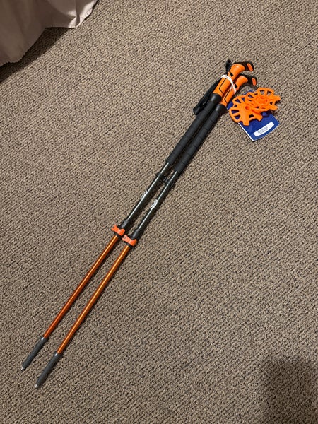 Adjustable Size Alpine Touring Ski Poles (New)