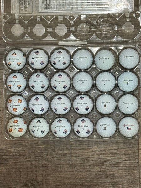 24 TaylorMade TP5 Golf Balls - Pix Design