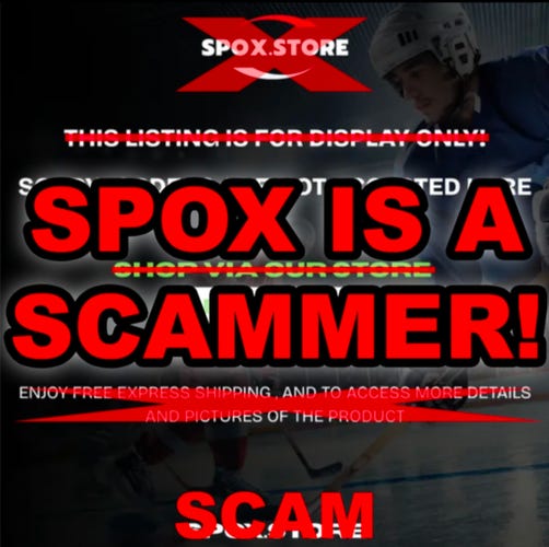 *REPOSTED* DO NOT BUY FROM ANY ACCOUNT NAMED SPOX! THESE ARE FAKE SCAM ACCOUNTS! BEWARE!