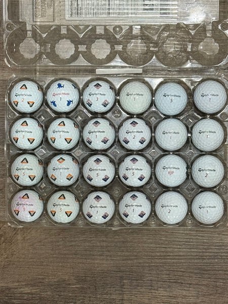 24 TaylorMade TP5x Golf Balls - Pix Design
