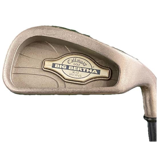 Callaway Big Bertha X-12 4 Iron RH RCH 99 Stiff Graphite 38.5" Good Factory Grip