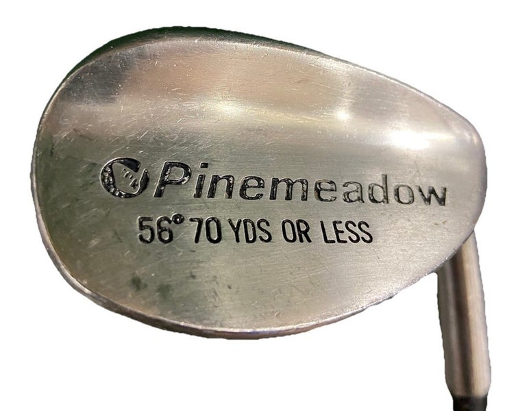 Pinemeadow Golf American Open Second Sand Wedge 56* RH Stiff Steel 35.5 New Grip