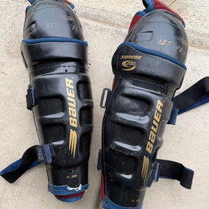 Senior Bauer 15" Shin Pads (Used)
