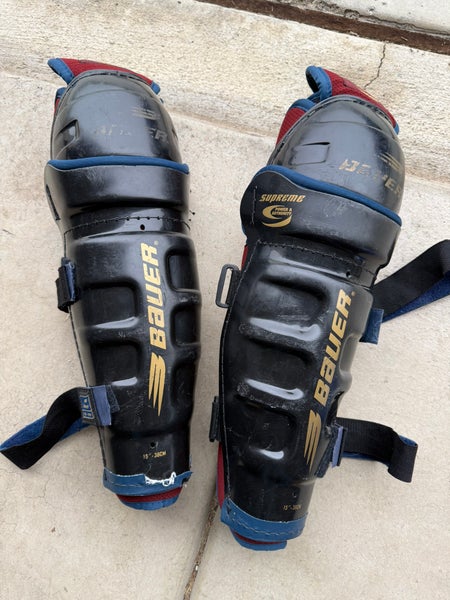 Senior Bauer 15" Shin Pads (Used)