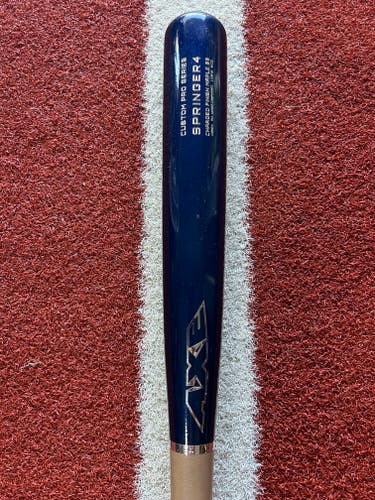 AXE George Springer Custom Maple BBCOR Certified Bat (-3) 30 oz 33" (Used)