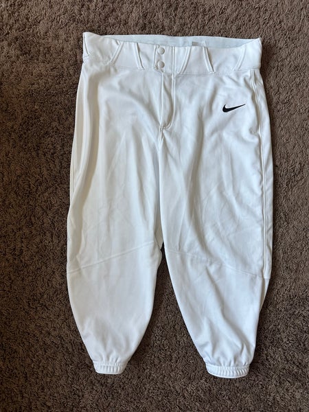 Nike Baseball Pants Men's Large White Used Like New
